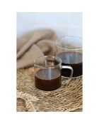 4 Tasses expresso en verre borosilicate Helya  transparentes - 12 cl