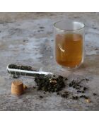 Infuseur à thé tube en verre Ycare transparent