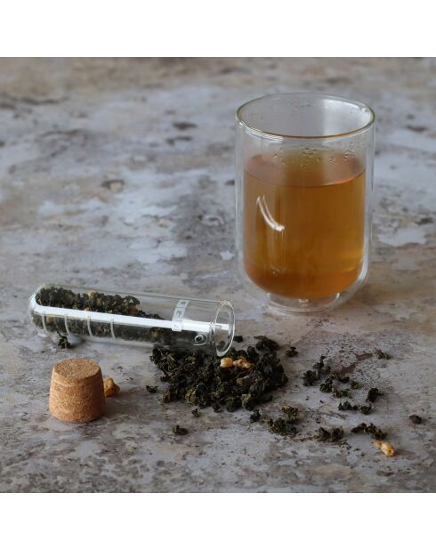 Infuseur à thé tube en verre Ycare transparent