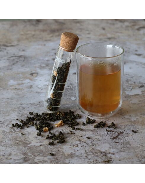 Infuseur à thé tube en verre Ycare transparent