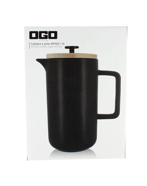 Cafetière à piston Keygo noir - 1.3 L
