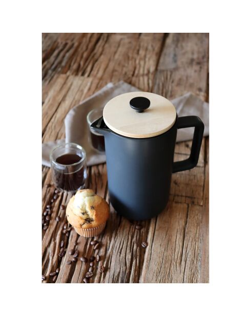 Cafetière à piston Keygo noir - 1.3 L