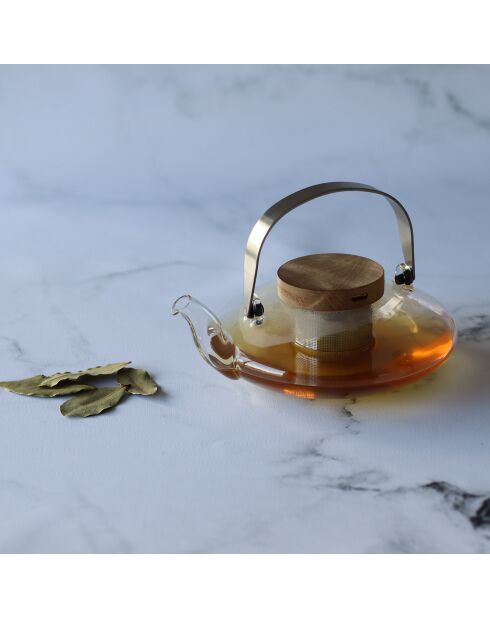 Théière en Porcelaine Sophia transparente - 500 ml