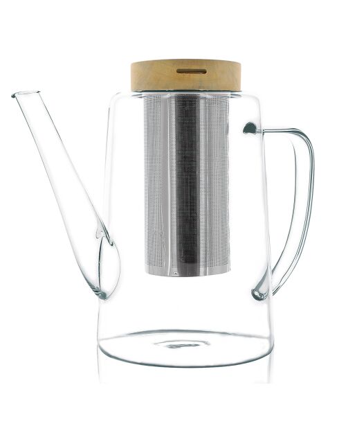 Théière en verre Gustave transparente - 1.2 L