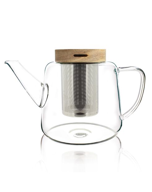 Théière en verre Gustave transparente - 1 L