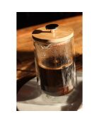 Cafetière à piston en verre double paroi transparente - 500 ml
