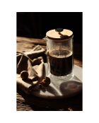 Cafetière à piston en verre double paroi transparente - 500 ml