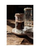 Cafetière à piston en verre double paroi transparente - 500 ml