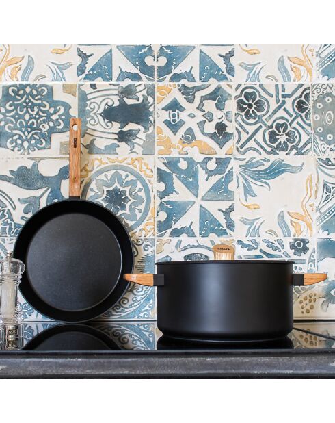 Casserole à induction Ector noire - D.16 cm