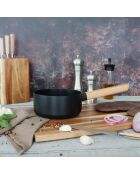 Casserole à induction Ector noire - D.16 cm