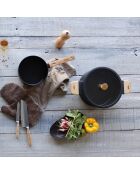 Casserole à induction Ector noire - D.18 cm