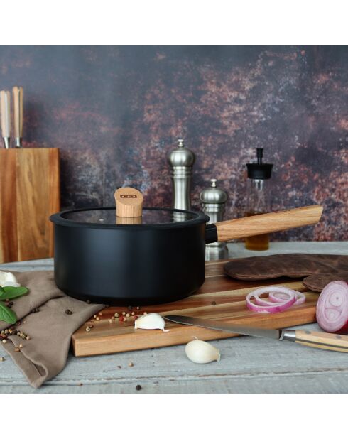 Casserole à induction Ector noire - D.20 cm