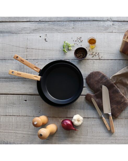 Poêle à indution Ector noire - D.24 cm