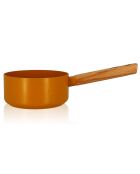 Casserole à induction en aluminium & céramique Ector jaune - D.16 cm