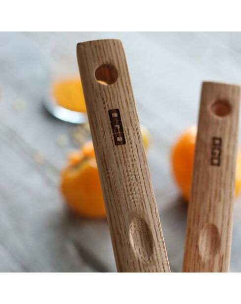 Casserole à induction en aluminium & céramique Ector jaune - D.16 cm