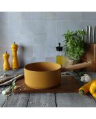 Casserole à induction en aluminium & céramique Ector jaune - D.20 cm