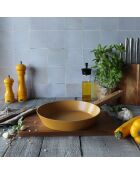 Poêle à induction en aluminium & céramique Ector jaune - D.24 cm