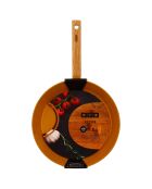 Poêle à induction en aluminium & céramique Ector jaune - D.28 cm