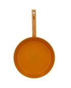 Poêle à induction en aluminium & céramique Ector jaune - D.28 cm