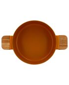 Faitout avec couvercle à induction en aluminium & céramique Ector jaune - D.28 cm