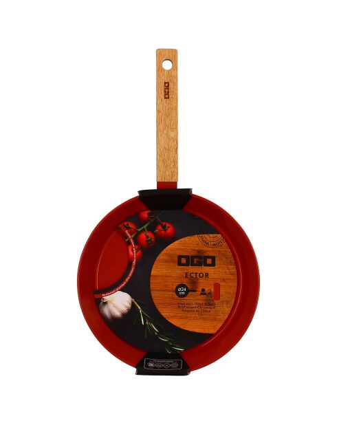 Poêle à induction Ector paprika - D.24 cm