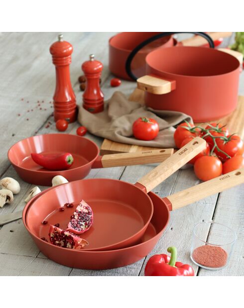 Poêle à induction Ector paprika - D.24 cm