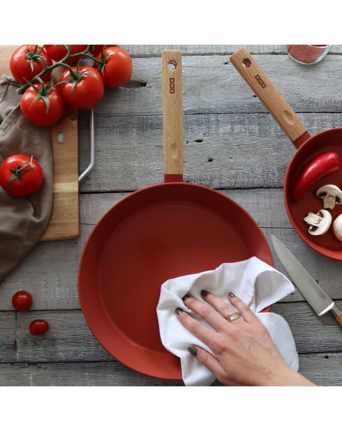 Poêle à induction Ector paprika - D.28 cm
