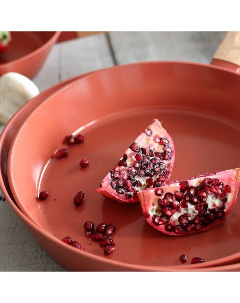 Poêle à induction Ector paprika - D.28 cm