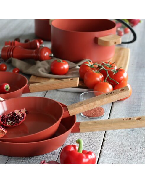 Poêle à induction Ector paprika - D.28 cm