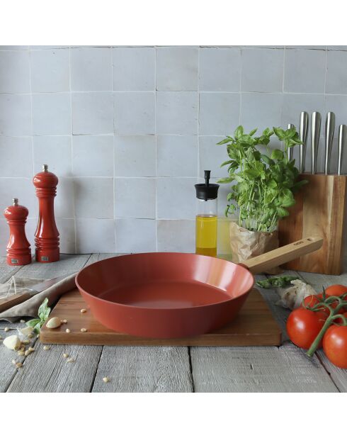 Poêle à induction Ector paprika - D.28 cm