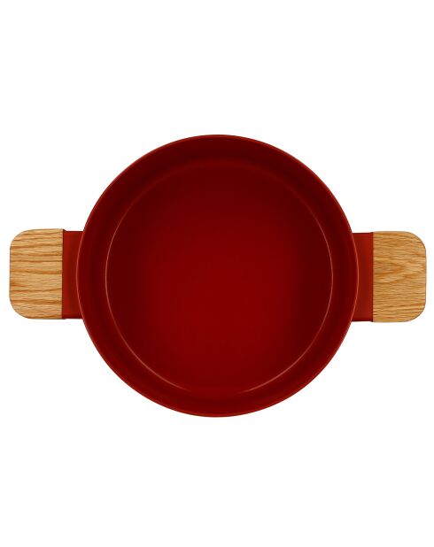 Faitout avec couvercle à induction Ector paprika - D.24 cm