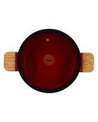 Faitout avec couvercle à induction Ector paprika - D.24 cm