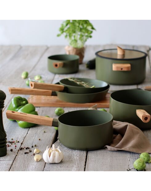 Casserole à induction Ector kaki - D.16 cm