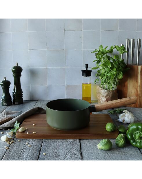 Casserole à induction Ector kaki - D.16 cm