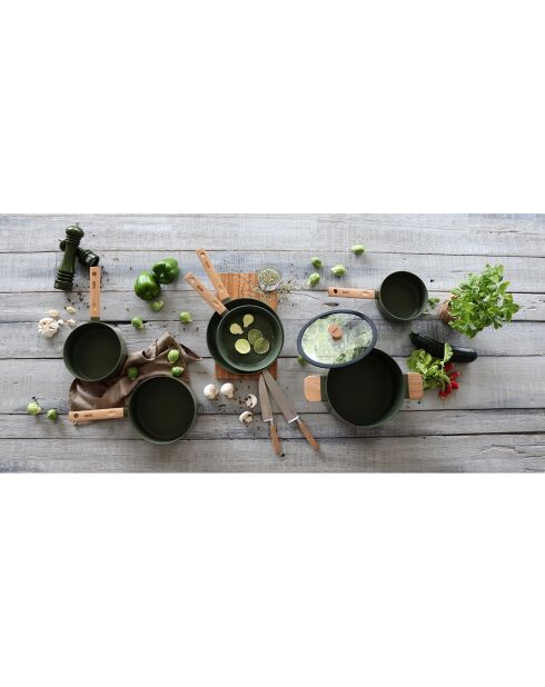 Casserole à induction Ector kaki - D.18 cm