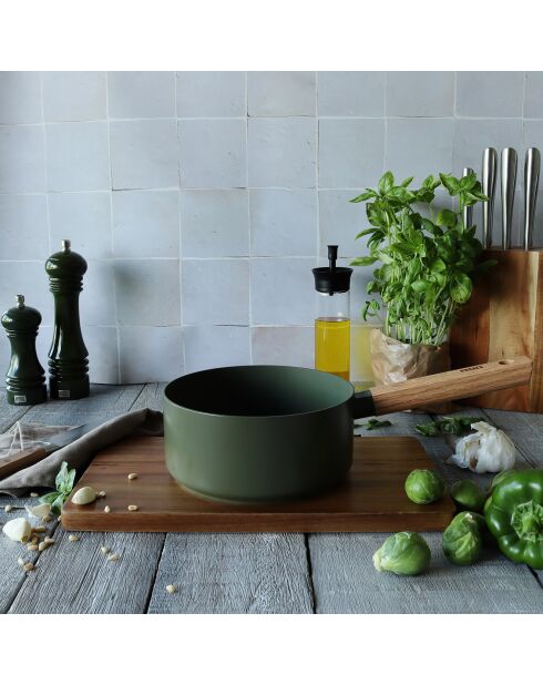 Casserole à induction Ector kaki - D.18 cm