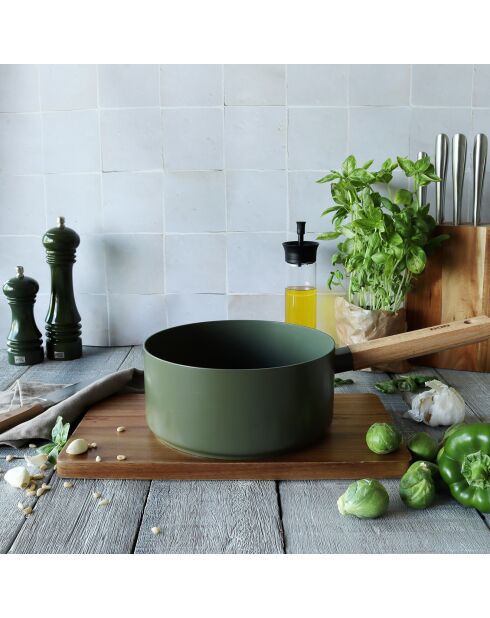 Casserole à induction Ector kaki - D.20 cm