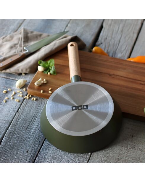 Poêle à induction Ector kaki - D.20 cm