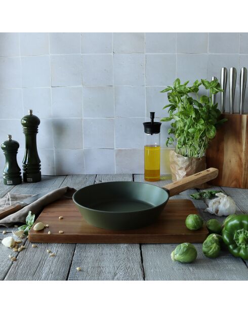 Poêle à induction Ector kaki - D.20 cm