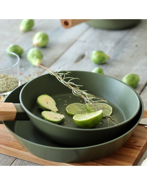 Poêle à induction Ector kaki - D.20 cm