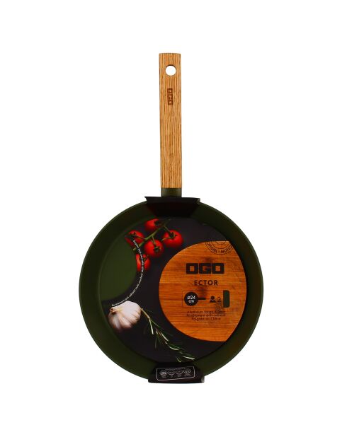 Poêle à induction Ector kaki - D.24 cm