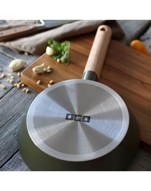 Poêle à induction Ector kaki - D.24 cm