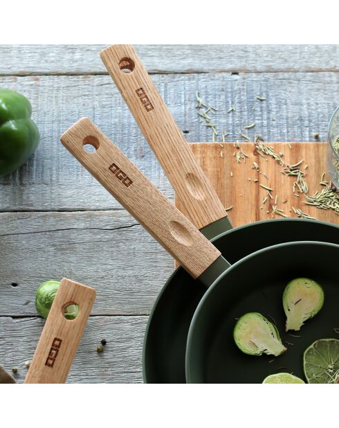 Poêle à induction Ector kaki - D.24 cm