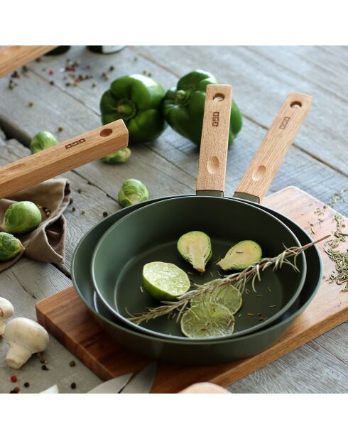 Poêle à induction Ector kaki - D.24 cm