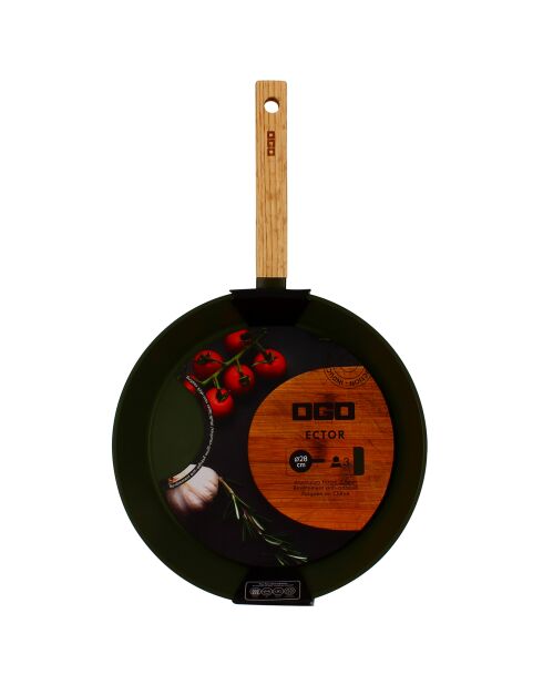 Poêle à induction Ector kaki - D.28 cm