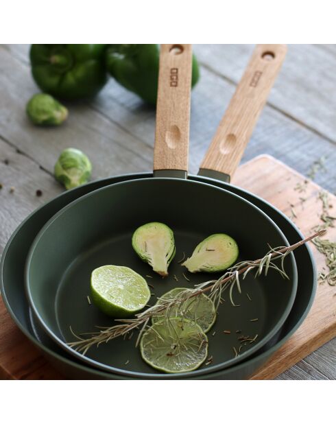 Poêle à induction Ector kaki - D.28 cm