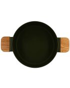 Faitout avec couvercle à induction Ector kaki - D.24 cm