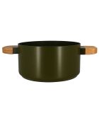 Faitout avec couvercle à induction Ector kaki - D.24 cm