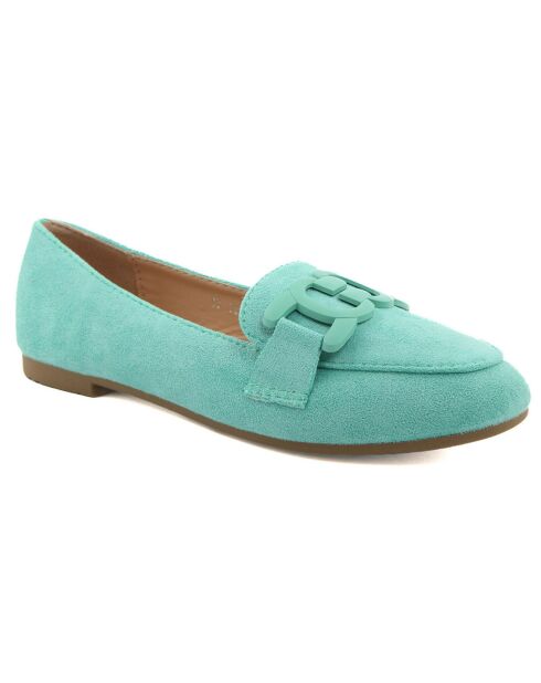 Mocassins Goma turquoises