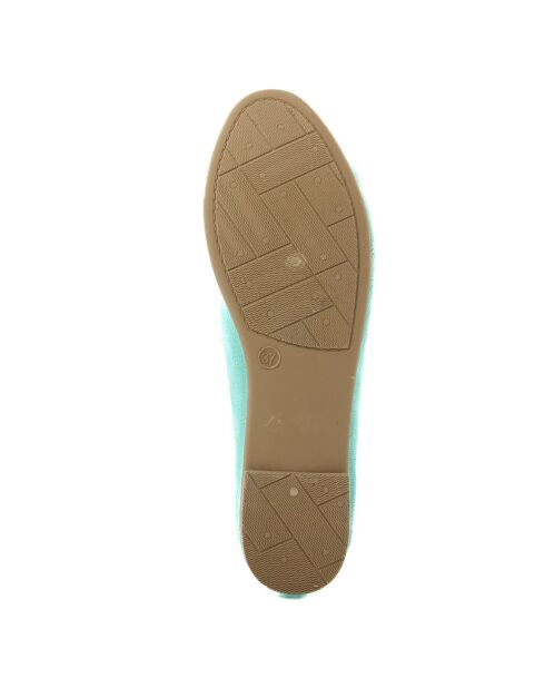 Mocassins Goma turquoises
